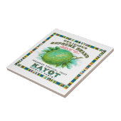 Opperste kayot bewaard tegeltje (Zijkant)