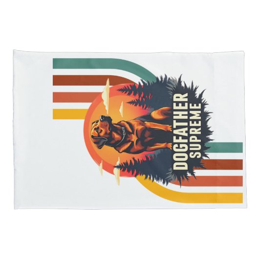 opperste Kussensloop van de hondenvader (Achterkant-Rechts)