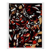 "Oppervlak en context", glanzend Poster Perfect Poster (Voorkant)