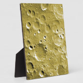 Oppervlak van de maan fotoplaat (Zijkant)