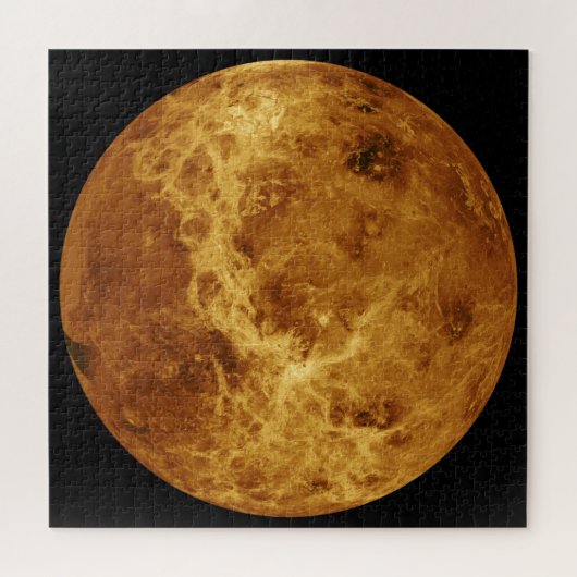 Oppervlak van de Planet Venus Legpuzzel (Horizontaal)