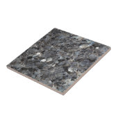 Oppervlak van een Labradorite Rock Tegeltje (Zijkant)