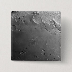 Oppervlak van Mars 2 Vierkante Button 5,1 Cm