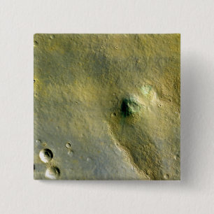 Oppervlak van Mars Vierkante Button 5,1 Cm
