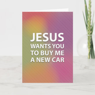 Oppervlakkige Jesus Feestdagen Kaart