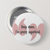 Oppervlakkige knop ronde button 7,6 cm (Voorkant /achterkant)