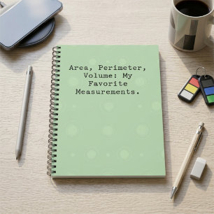 Oppervlakte, omtrek, volume: mijn favoriete meting notitieboek