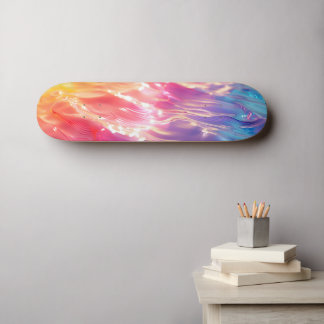 Oppervlaktewater Regenboog Licht Skateboard