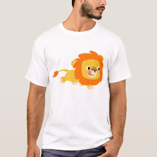 Opportunistische Cartoon Lionkinderen T-shirt