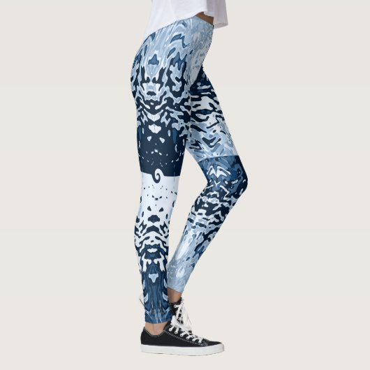 Opposites Attract Navy Blue Leggings (Droite)