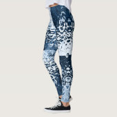 Opposites Attract Navy Blue Leggings (Gauche)