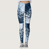Opposites Attract Navy Blue Leggings (Devant)
