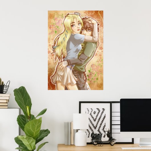 Opposites Attract Poster (Thuiskantoor)