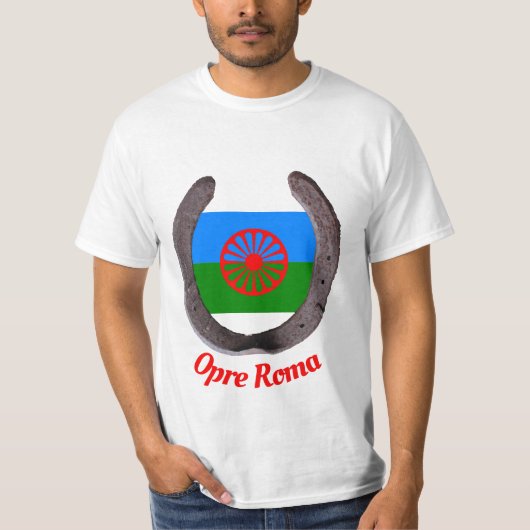 Opre Roma Romany Gypsy T-shirt (Voorkant)