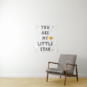 Oprechte boodschappen voor ouders en Kinderen Wandkleed