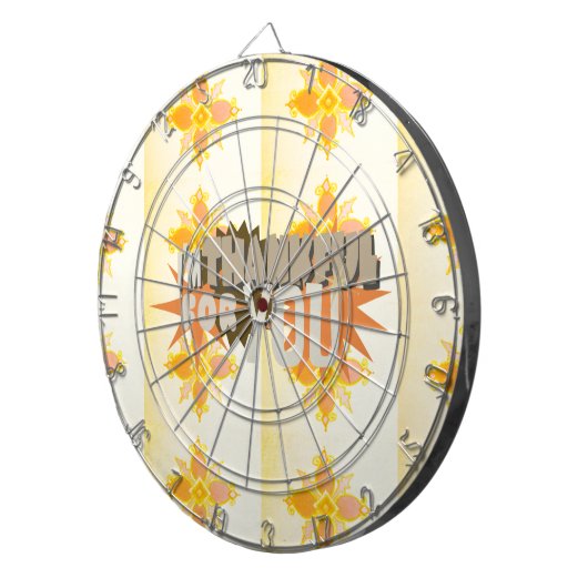 Oprechte dankbaarheid: "Dankbaar voor jou" met lie Dartbord (Voorkant Rechts)