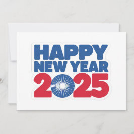 Oprechte groet voor 2025 kerstkaart