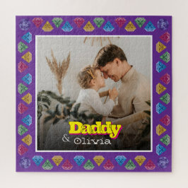 Oprechte herinnering voor papa - gepersonaliseerde legpuzzel