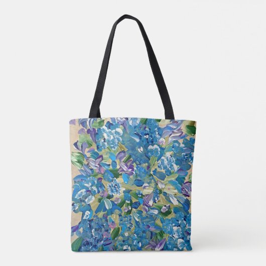 Oprechte hortensia Canvas tas (Achterkant)