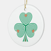 oprechte klaver keramisch ornament (Links)