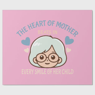 Oprechte Moeder Liefde - moederdag Cadeaupapier