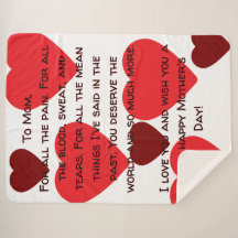 Oprechte Moederdag-deken