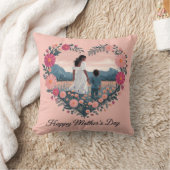 Oprechte Moederdag-ontwerp: moeder en kind Kussen (Deken)