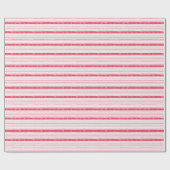 Oprechte strepen van liefde cadeaupapier (Vlak)