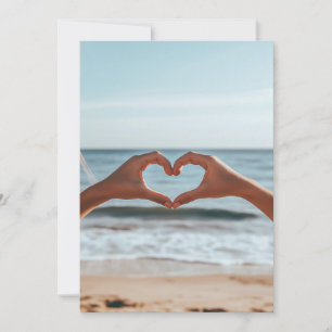 Oprechte verbinding aan het strand kaart