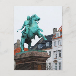 Oprichter van Kopenhagen Absalon - Højbro Plads Briefkaart