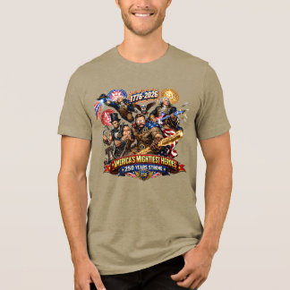 Oprichters Superheldenploeg 250e Verjaardag Tri-Blend Shirt