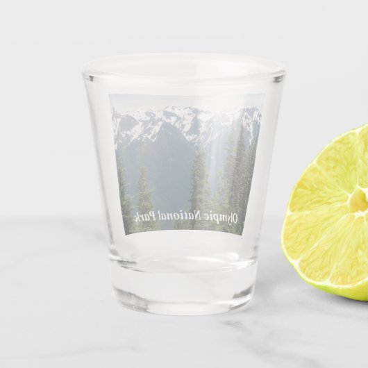 Oprichting Nationaal Park Reisfoto Shot Glas (Achterkant)