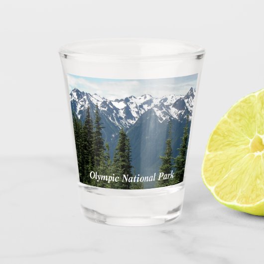 Oprichting Nationaal Park Reisfoto Shot Glas (Voorkant)