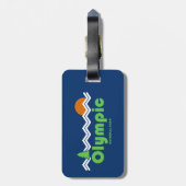 Oprichting Nationaal Park Retro Bagagelabel (Achterkant verticaal)