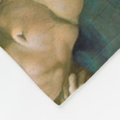 Oprichting van Adam - Michelangelo 1475 - 1564 Fleece Deken (Hoek)