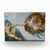 Oprichting van Adam - Michelangelo 1475 - 1564 Fotoblokken (Voorkant)