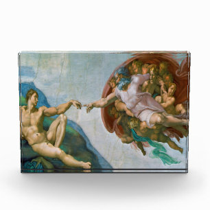 Oprichting van Adam - Michelangelo 1475 - 1564 Fotoblokken