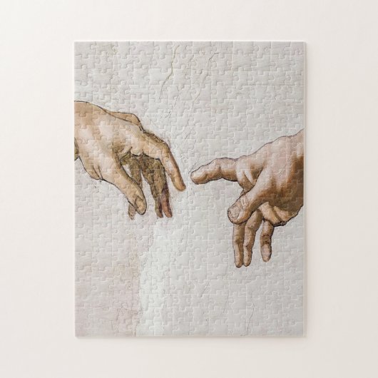Oprichting van Adam Sistine Chapel - Michelangelo Legpuzzel (Verticaal)
