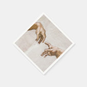 Oprichting van Adam Sistine Chapel - Michelangelo Servet (Hoek)