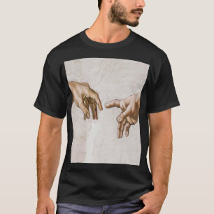 Oprichting van Adam Sistine Chapel - Michelangelo T-shirt
