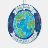 Oprichting van de World Jesse Tree Keramisch Ornament (Links)