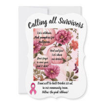 Oproep aan alle overlevenden. Roze pompoenen voor 