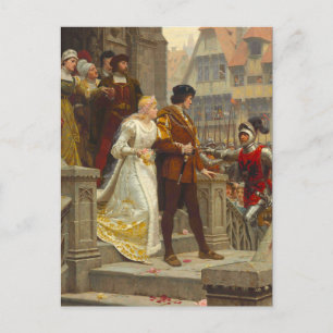 Oproep aan de armen, ca. 1888 door Edmund Blair Le Briefkaart