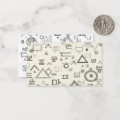 Oproep aan de Koreaanse taal Notitiekaarten Notitiekaartje (Voorkant / Achterkant in situ)