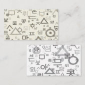 Oproep aan de Koreaanse taal Notitiekaarten Notitiekaartje (Voorkant / Achterkant)