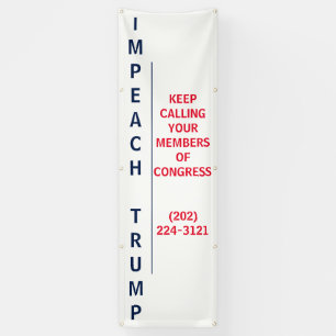Oproep Congres beschuldigen Trump protest verticaa Spandoek