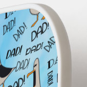 Oproep papa pickleball peddel wit handvat pickleball paddle (Links Detail)