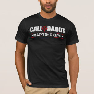 Oproep Papa Slaapje Operatie Grappige Vaderdag T-shirt