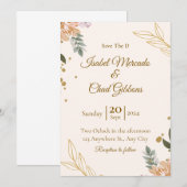 Oproep tot weddenschappen kaart (Voorkant / Achterkant)