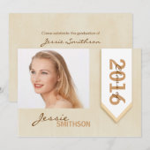 Oproep van de graduatiepartij —  kaart (Voorkant / Achterkant)